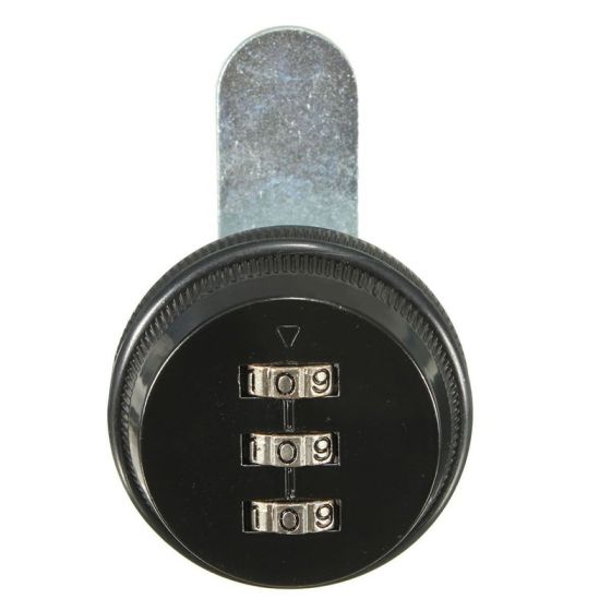3 Digit Combination Camlock Chrome Cabinet Locks Door Cabinet Drawer Lock For Mailbox Black
