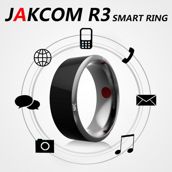 Smart Ring with Ic/id/nfc Reader Wearable Device with 6 Rfid Cards and 2  Health Gems Built In Multi Compatible with Ios and Android (Size : Large)