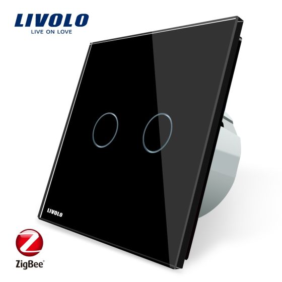 Livolo APP Touch Control Zigbee Switch WiFi Home Automation Smart Remote Control Work with Echo Only work with Livolo gat