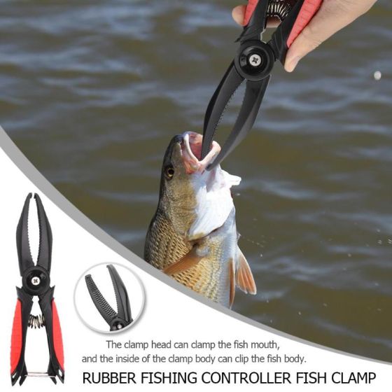 Details about   Portable Fish Lip Hold Fishing Controller Pliers Clamp Anti-lost Lanyard Tackle