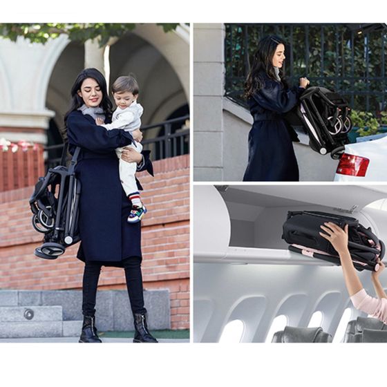 Xiaomi Folding Baby Stroller Car Lightweight Trolley Pram Four Season Use Hot Mom Stroller Portable On The Airplane And Car