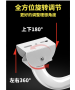 監控電線桿支架室外大型攝像機抱桿抱柱支架加厚鴨嘴頭萬向調節