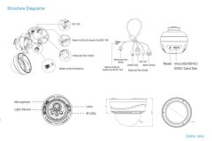 1/ 1.8 Progressive Scan CMOS IP97 4K 8MP Dome IP Camera