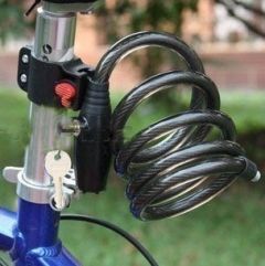 Alarm Key Lock Paddock for Bicycle Bike Auto w Siren Alarm Alert NEW