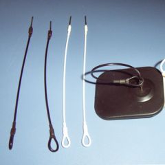 皮具箱 包防盜硬標籤鋼絲繩 帽防盜硬標籤鋼絲繩 綁帶