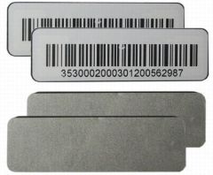 RFID UHF Anti-metal Foam With Barcode tag