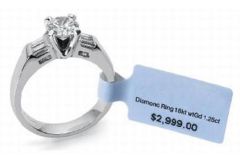 HF Alumnium Tamper Jewelry Tag Label