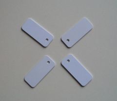 標籤RFID 125KHZ PVC材質ID吊牌珠寶迷你小 45X18MM