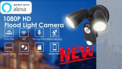 AI Floodlight camera-Watch and bright your smarthome