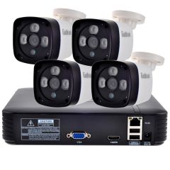 CCTV Network NVR System 4CH FULL HD 1080P NVR And 4PCS 720P Megapixel Outdoor IP Camera Smart Home Kit Security ONVIF