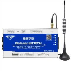 4G LTE Cellular IOT Gateway Alarm Device Industrial RS485 Serial Port GSM GPRS Modem Modbus RTU M2M for SCADA OPC Server S275