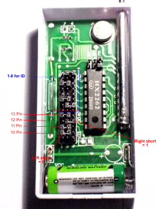 Wireless Shock Vibration Detector Sensor for GSM Burglar Alarm 433315 MHz 