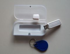 RFID LK502迷你型IC讀卡器/13.56MHZ、ic卡讀卡器#全球發貨送卡