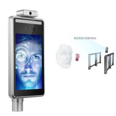 8 Inches WiFi Time Attendance Face Recognition Temperature Detecting Access Control System