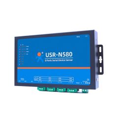 8 Serial Port RS485 To Ethernet Converter IOT Device Server USR-N580 Support Modbus