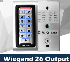 Waterproof IP68 Wiegand Ouput Metal Single Door RFID Access Control with Luminous Keypad