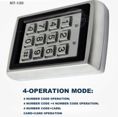 2n Relay Outputs Metal Keyboard 4-Operation Mode Metal Metal Single Door RFID Elevator Access Control