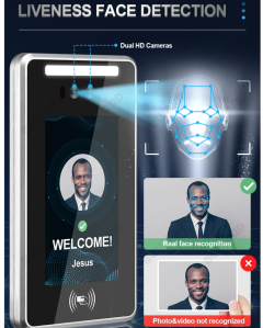 Intelligent Door Access System Smart Security Devices Facial Time Recognition Face Rcognition Attendance Terminal