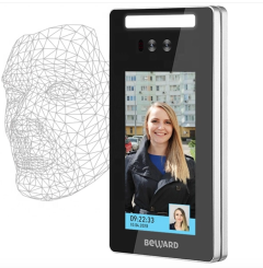 Face Scanner Electronic Clocking in Time Attendance Recorder Dynamic Facial People Wiegand Waterproof Multi-Face Recognition