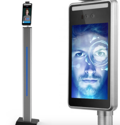 Smart Face Recognition Access Terminal Scanning Body Face Recognition and Temperature Measuring Machine