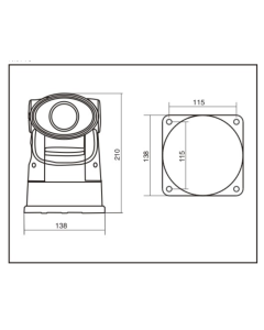 Infrared smart PTZ camera(PTS-3020 )