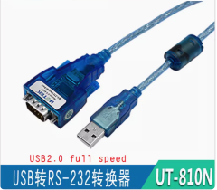 宇泰UTEK USB轉RS-232轉換器 數據轉換線 usb轉232串口線 UT-810N