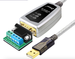 帝特USB轉RS485/422串口工業級轉換器FT232芯九針串口通訊線