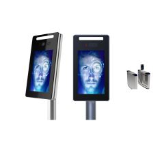 Customize Face Recognition Time Attendance System Wiegand 26 Bit Flap Turnstile Camera