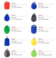 RFID 125 KHz Rewritable Tag Key Ring T5577 