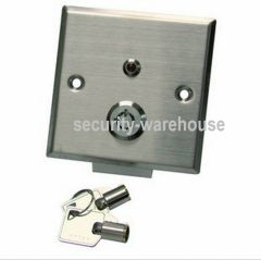 Stainless Alloy Open Lock Button 86x86 +Key 