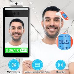 Face Recognition Thermometer Tablet Attendance System Access Control Facial Recognition Temperature Detection Measurement