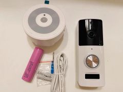 Lithium Battery Doorbell 4800 mAh WiFi Smart Video Door Phone with Tuya APP for Villa