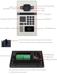 Multi Apartment Video Door Phone Intercom System