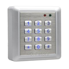 8618AK Stainless Waterproof Access Control RFID 125KHz with Keypad Silver 500 User 