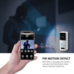 Night Vision Two Way Talk and Real-Time Video Wireless Doorbell Camera WiFi Video Doorbell