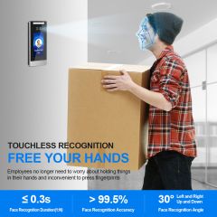 Professional Biometric Face Recognition Time Attendance System Terminal