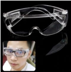 New Clear Vented Safety Goggles Eye Protection Protective Lab Anti Fog Glasses