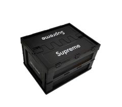 suprem*折疊箱潮牌車載收納箱 后備箱儲物箱 戶外塑料箱 日式膠箱