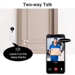 Smart Home Doorbell Outdoor Video Smart Doorbell Wireless HD WiFi 1080P Two-Way Audio Door Bell