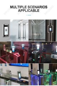 System Software Office Employee and Time Recording Face Detection Program Facial Recognition TCP IP Card Access Control Lock