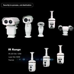 Thermal and Visual Waterproof Camera Laser Dome PTZ Camera