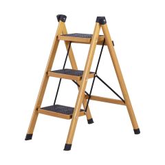 Multifunctional Anti- Slip  Ladder   3 Tread Safe  Step Ladder Portable Step Stools with Tool Tray 
