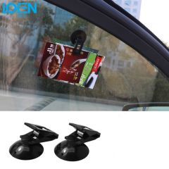 1 Pair Car Interior Window Mount Black Suction Cap Clip Plastic Sucker Removable Holder For Sunshade