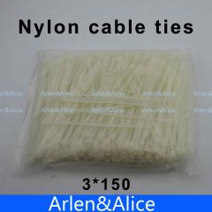 1000pcs 3mm*150mm Nylon cable ties