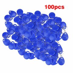 100PCS/Lot RFID Tag Proximity ID Token Tags Key Keyfobs Ring 125Khz RFID Card Proximity Chip ID TK41