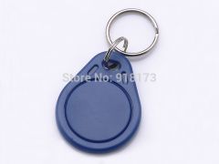 100pcs RFID Key Fobs chain 125KHz Proximity ABS Key Tags Rewritable Access Control ATMEL T5577 Hotel