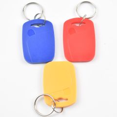 100pcs RFID key fobs 13.56MHz proximity ABS key ic tags Token Ring nfc  china Fudan  S50 1K chip 