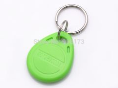 100pcs/lot 125Khz RFID Proximity tag Keyfob token Access Control Rfid key fob green