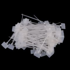 100pcs/set Muti-purpose Self-Locking Nylon Label Tie Network Cable Zip Trim Wrap Loop Wire Straps