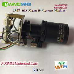 1080P 2MP 10X Optical Zoom 5-50mm IP PTZ Network Camera Module Onvif RTSP Video WIFI Audio Alarm RS4